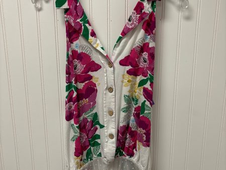 Floral Print Bodysuit Free People, Size M Hot on Sale