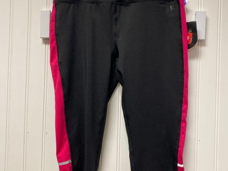 Black & Pink Athletic Capris Danskin Now, Size Xs For Sale