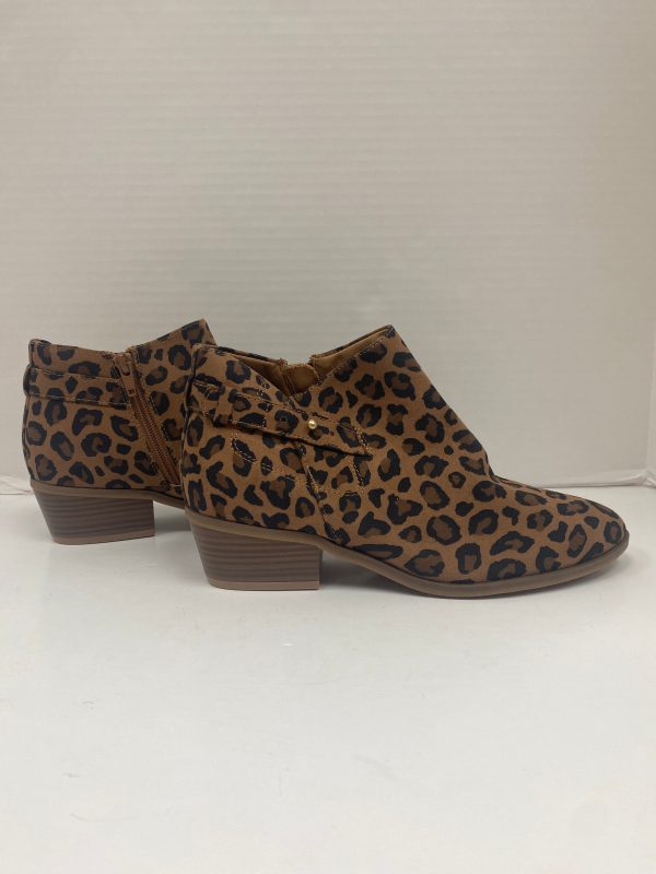 Animal Print Boots Ankle Heels Old Navy, Size 8 Online Hot Sale