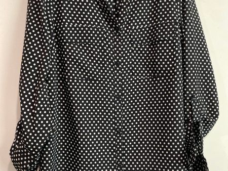 Polkadot Pattern Top Long Sleeve Jones New York, Size M For Sale