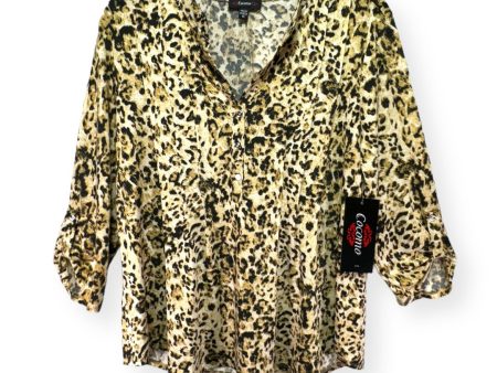 Animal Print Top Long Sleeve Cocomo, Size M Sale