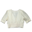 Cream Top 3 4 Sleeve By American Eagle, Size: L For Discount