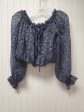 Navy Top Long Sleeve Blu Pepper, Size L Sale