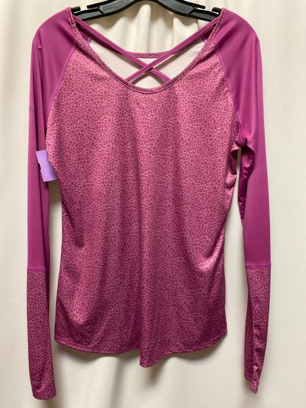 Pink Top Long Sleeve Columbia, Size M Online Hot Sale