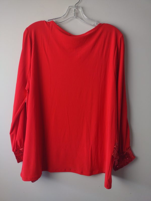 Top Long Sleeve By Ny Collection  Size: 1x For Cheap