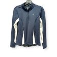 Navy Athletic Top Long Sleeve Collar Cannondale, Size M Cheap