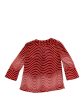 Red Top Long Sleeve Tory Burch, Size 4 on Sale