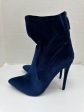 Blue Boots Ankle Heels Shoedazzle, Size 10 Supply