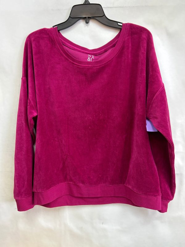 Top Long Sleeve By New York And Co  Size: L Sale