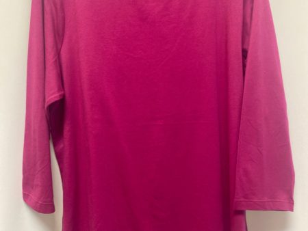 Purple Top Long Sleeve Isaac Mizrahi, Size Xl Supply