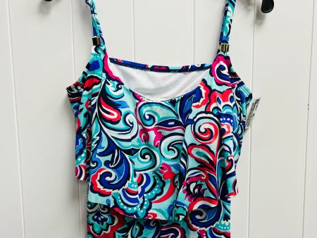 Blue & Red & White Swimsuit 2pc 24th and ocean, Size M Cheap