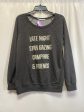 Grey Top Long Sleeve Maurices, Size S Cheap