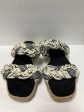 Black & White Sandals Flats Bp, Size 9.5 For Discount