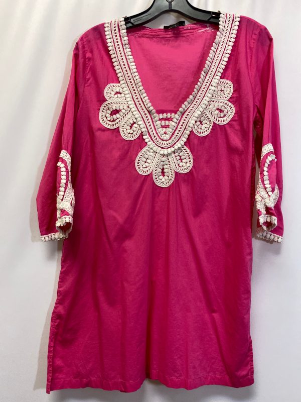 Pink Tunic 3 4 Sleeve J. Crew, Size S For Cheap