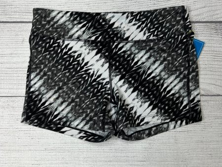 Black White Athletic Shorts Athleta, Size S Cheap