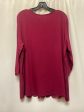 Mauve Top Long Sleeve Chicos, Size Xl Hot on Sale