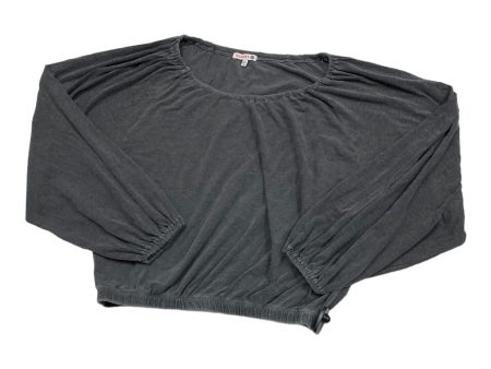 Grey Top Long Sleeve Basic Sundry, Size L Supply