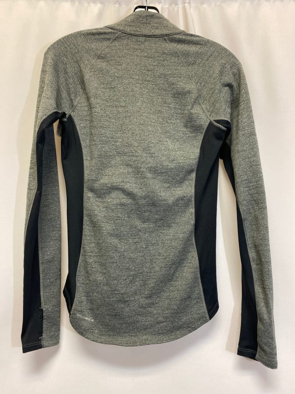 Grey Athletic Top Long Sleeve Crewneck Reebok, Size S Online Sale