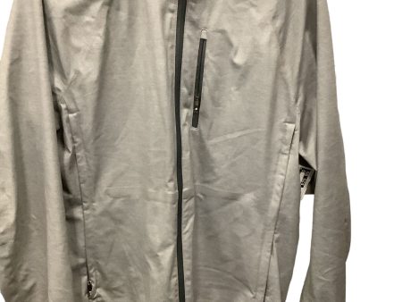 Grey Athletic Jacket Lululemon, Size L Hot on Sale