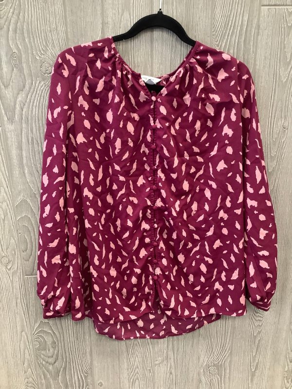 Purple Top Long Sleeve Nine West, Size Xl For Discount