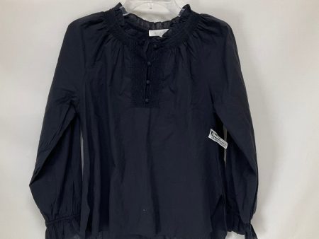 Navy Top Long Sleeve Eri + Ali, Size M Cheap