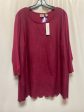 Mauve Top Long Sleeve Chicos, Size Xl Hot on Sale