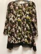 Green Top Long Sleeve Simply Vera, Size 1x Sale