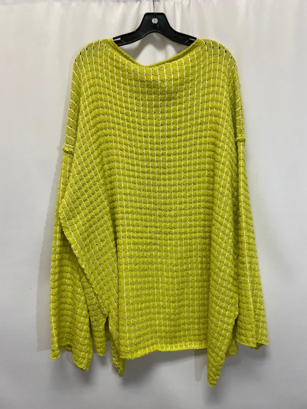 Green Top Long Sleeve Davi & Dani, Size 3x Online