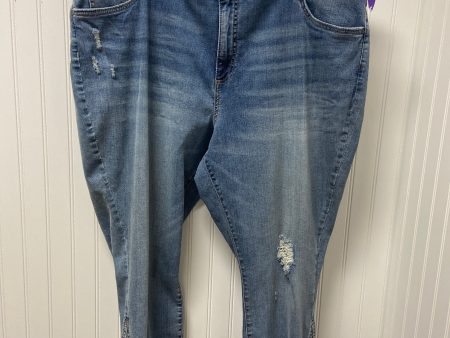 Blue Denim Jeans Skinny Kut, Size 24w Hot on Sale