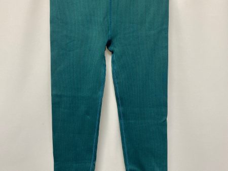 Green Pants Leggings Calvin Klein, Size M on Sale