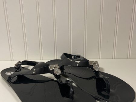 Black Sandals Designer Michael By Michael Kors, Size 10 For Discount