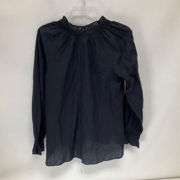 Navy Top Long Sleeve Eri + Ali, Size M Cheap