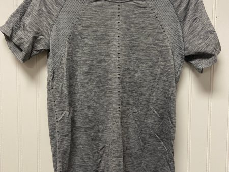 Grey Athletic Top Short Sleeve Athleta, Size S Online Hot Sale