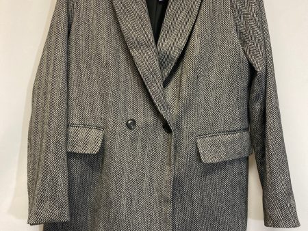 Grey Blazer H&m, Size M For Discount