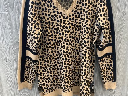 Animal Print Sweater Clothes Mentor, Size M For Sale