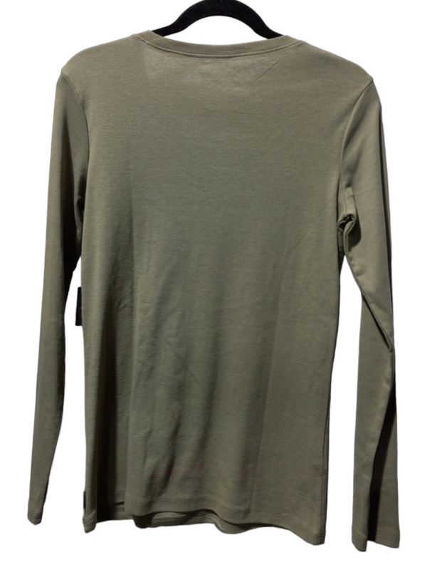 Green Top Long Sleeve Eddie Bauer, Size M on Sale