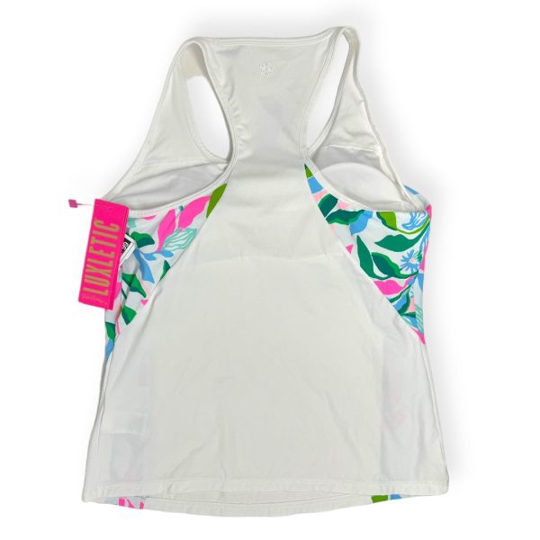 Asana Bra Tank Top in White Lilly Pulitzer X Meryl , Size S Sale