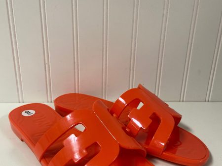 Orange Sandals Flats Sam Edelman, Size 8 Online