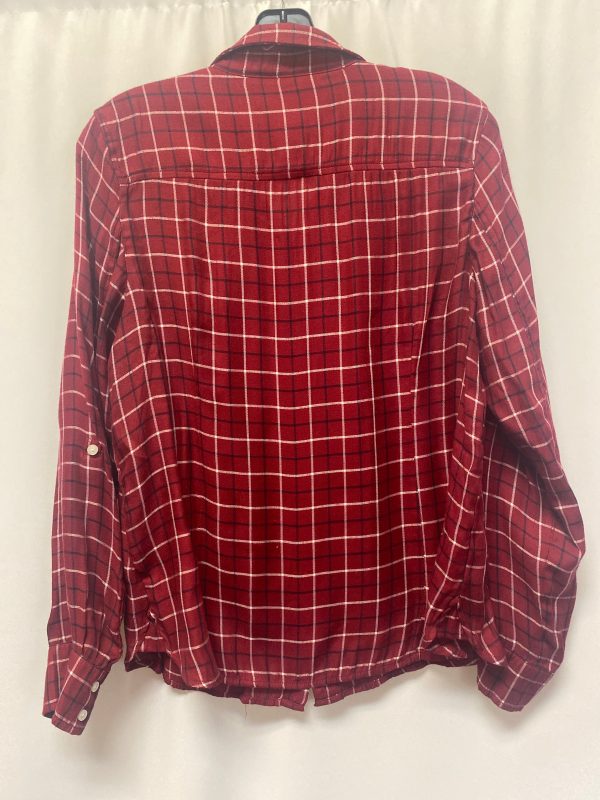 Red Top Long Sleeve Tommy Hilfiger, Size S Fashion