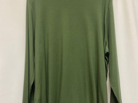 Green Top Long Sleeve Terra & Sky, Size 2x Online