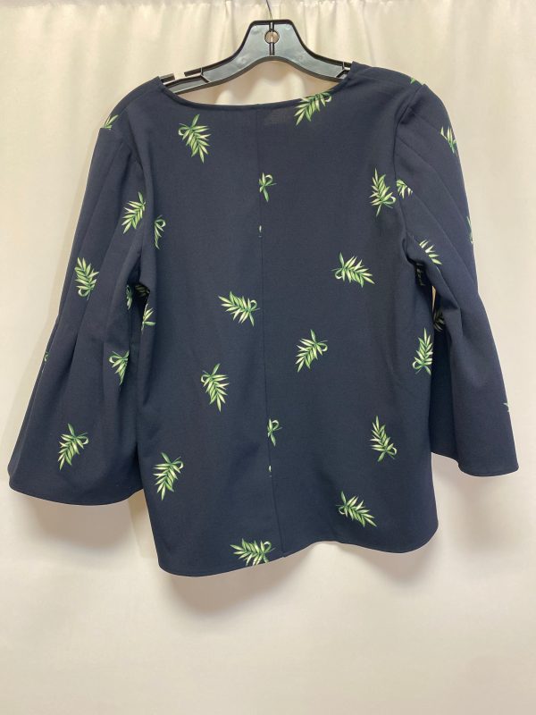 Navy Top 3 4 Sleeve Ann Taylor, Size S Discount