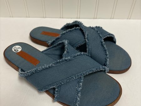 Blue Sandals Flats Nautica, Size 6.5 Supply