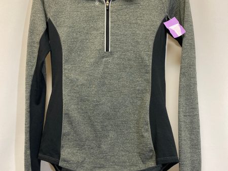 Grey Athletic Top Long Sleeve Crewneck Reebok, Size S Online Sale