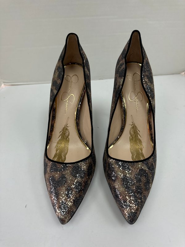 Animal Print Shoes Heels Stiletto Jessica Simpson, Size 10 Online Hot Sale