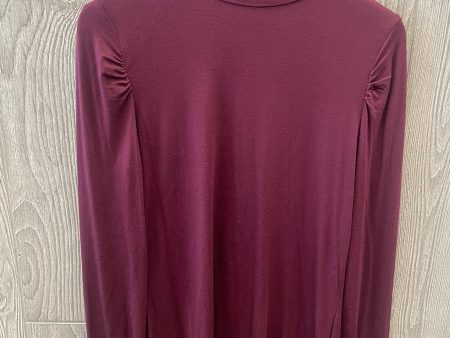 Purple Top Long Sleeve Basic Apt 9, Size M Online Hot Sale