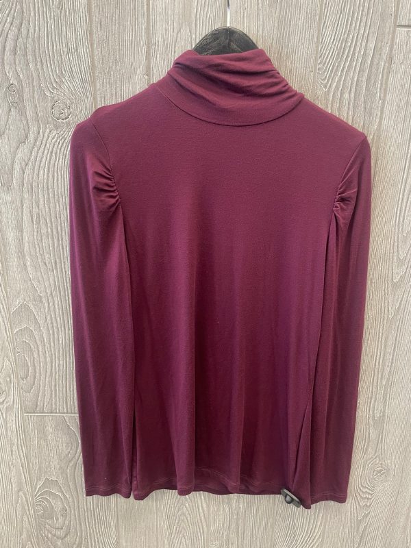 Purple Top Long Sleeve Basic Apt 9, Size M Online Hot Sale