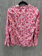 Floral Print Top Long Sleeve Lands End, Size Xl Online now