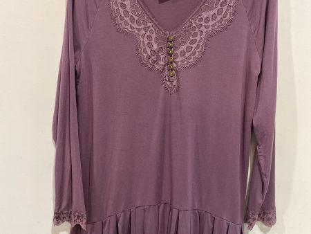 Purple Tunic Long Sleeve Matilda Jane, Size S Online Sale