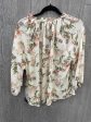 Floral Print Top Long Sleeve Chaps, Size S Cheap