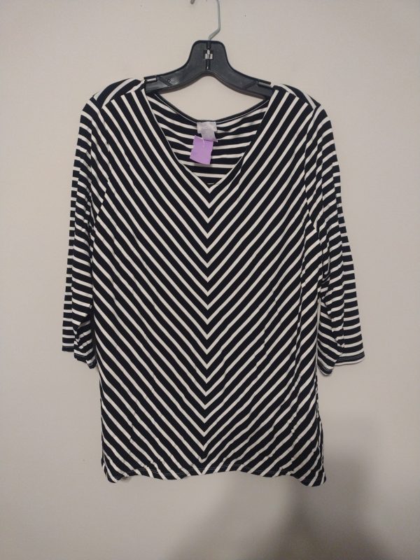 Top 3 4 Sleeve By Chicos O  Size: Xl Sale